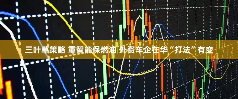 三叶草策略 重智能保燃油 外资车企在华“打法”有变